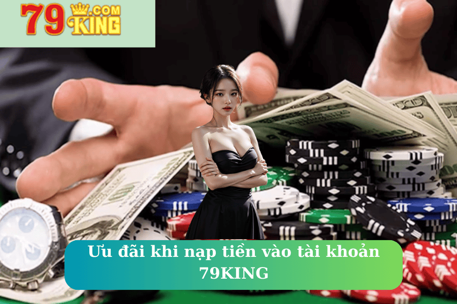 Ưu đãi khi nạp tiền vào tài khoản 79KING